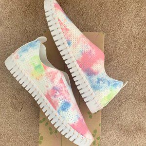 ILSE JACOBSEN TULIP GERANIUM TIE DYE SHOES - NEW IN BOX - SIZE 37 (6.5)